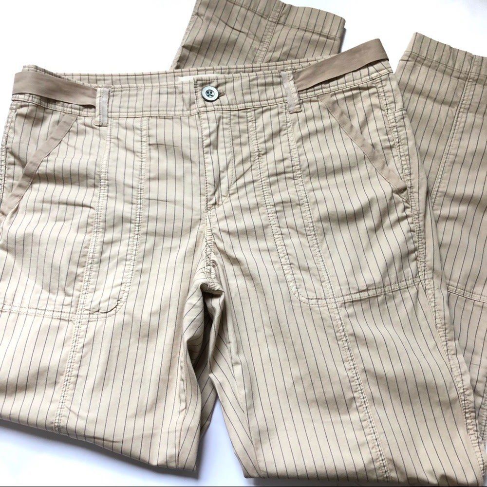 Hei Hei Anthro Pinstripe Straight Fit Cargo Pant